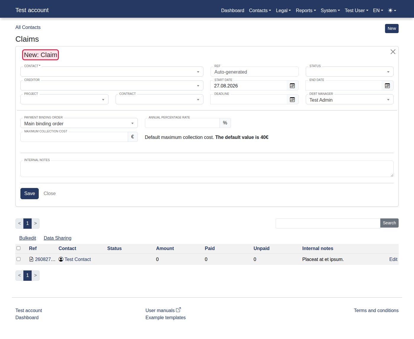 How to add a new claim? — 4