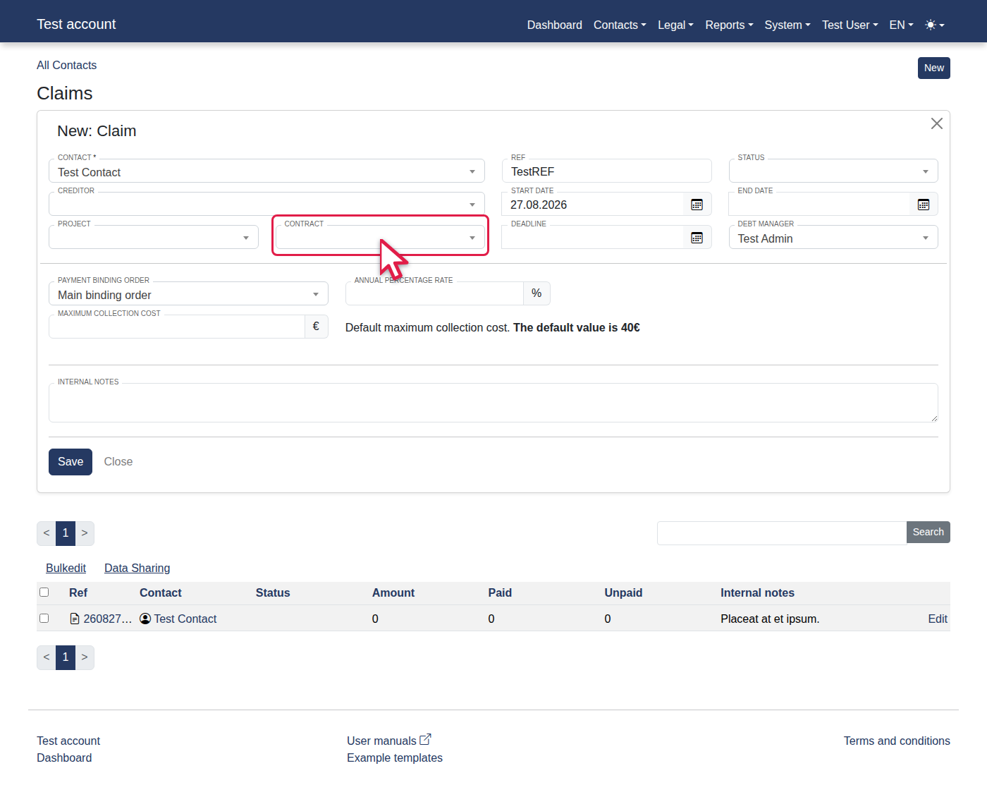 How to add a new claim? — 7