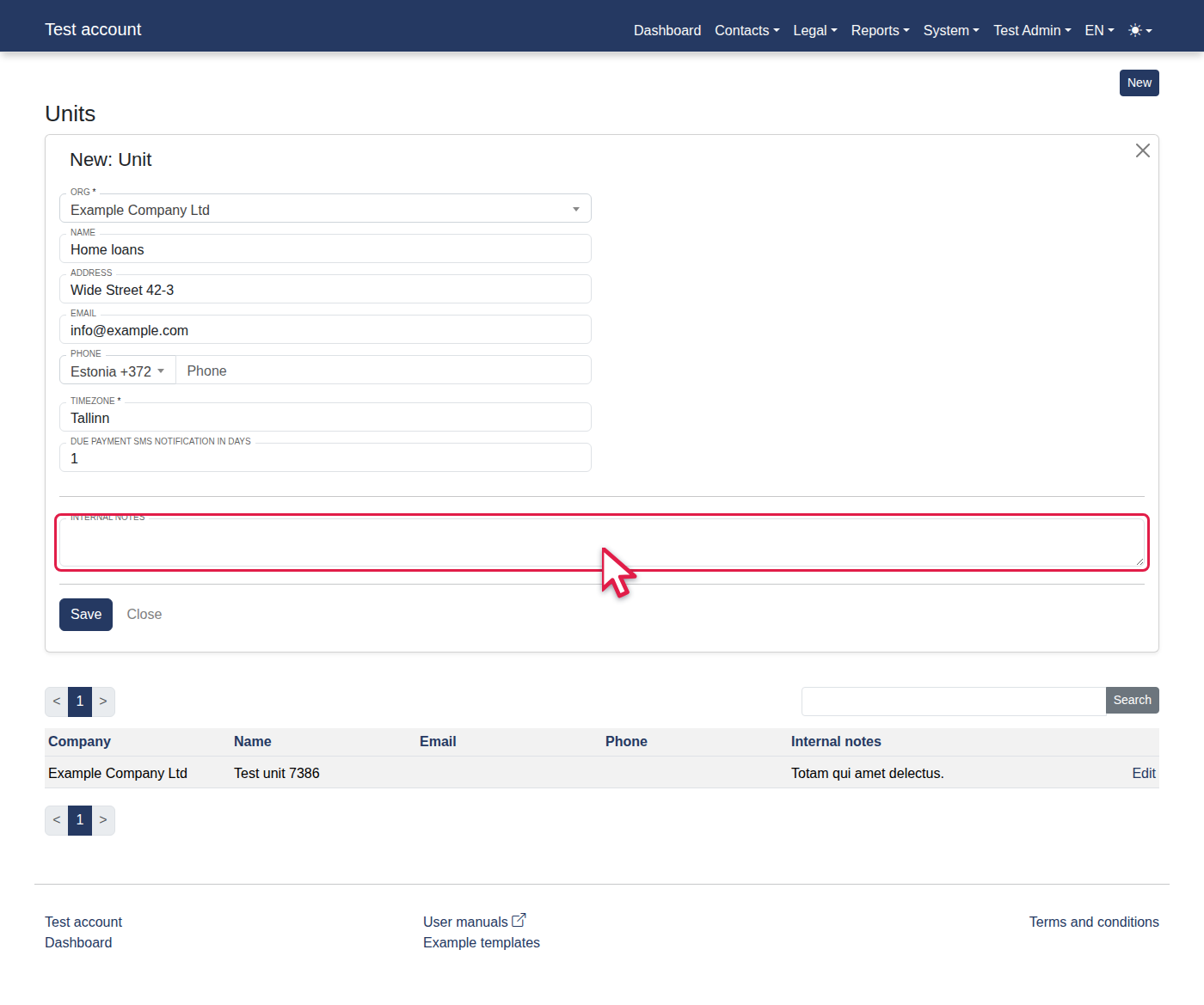 How to add a management unit? — 8