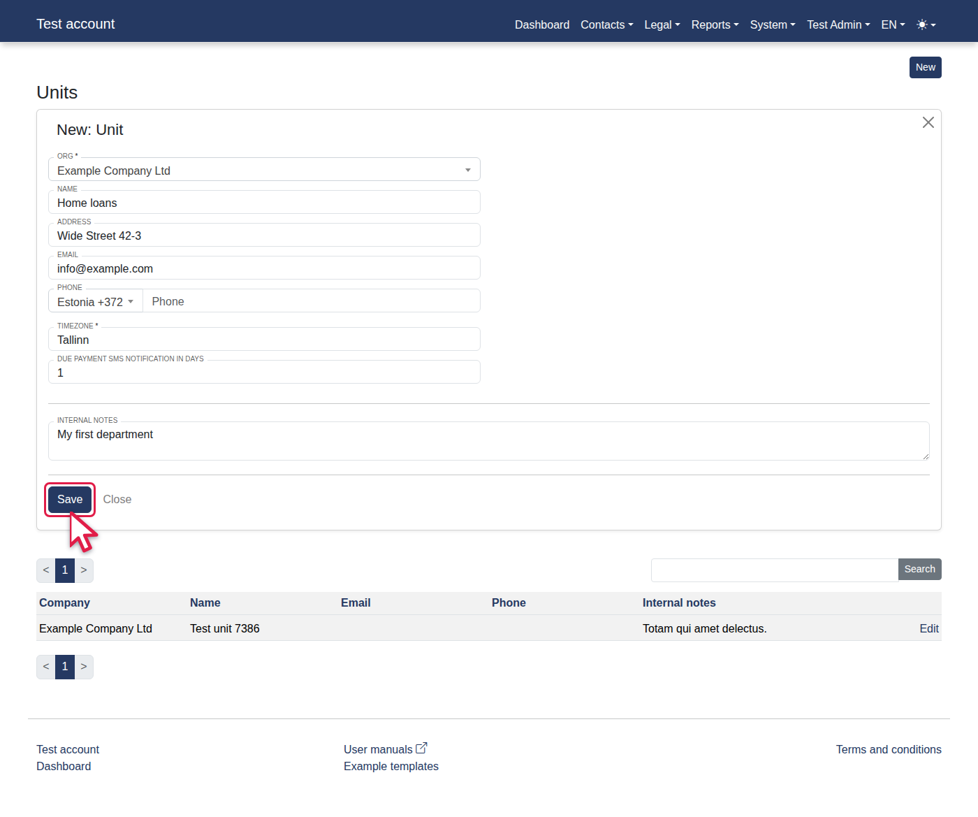 How to add a management unit? — 9
