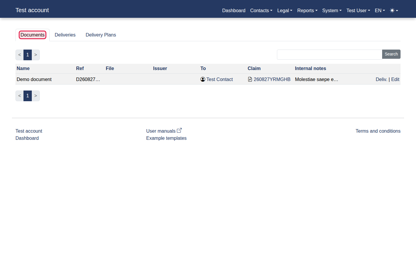 How to add a new document delivery? — 3