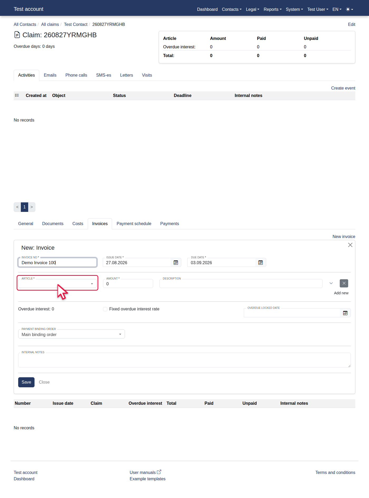 How to add a new invoice? — 11