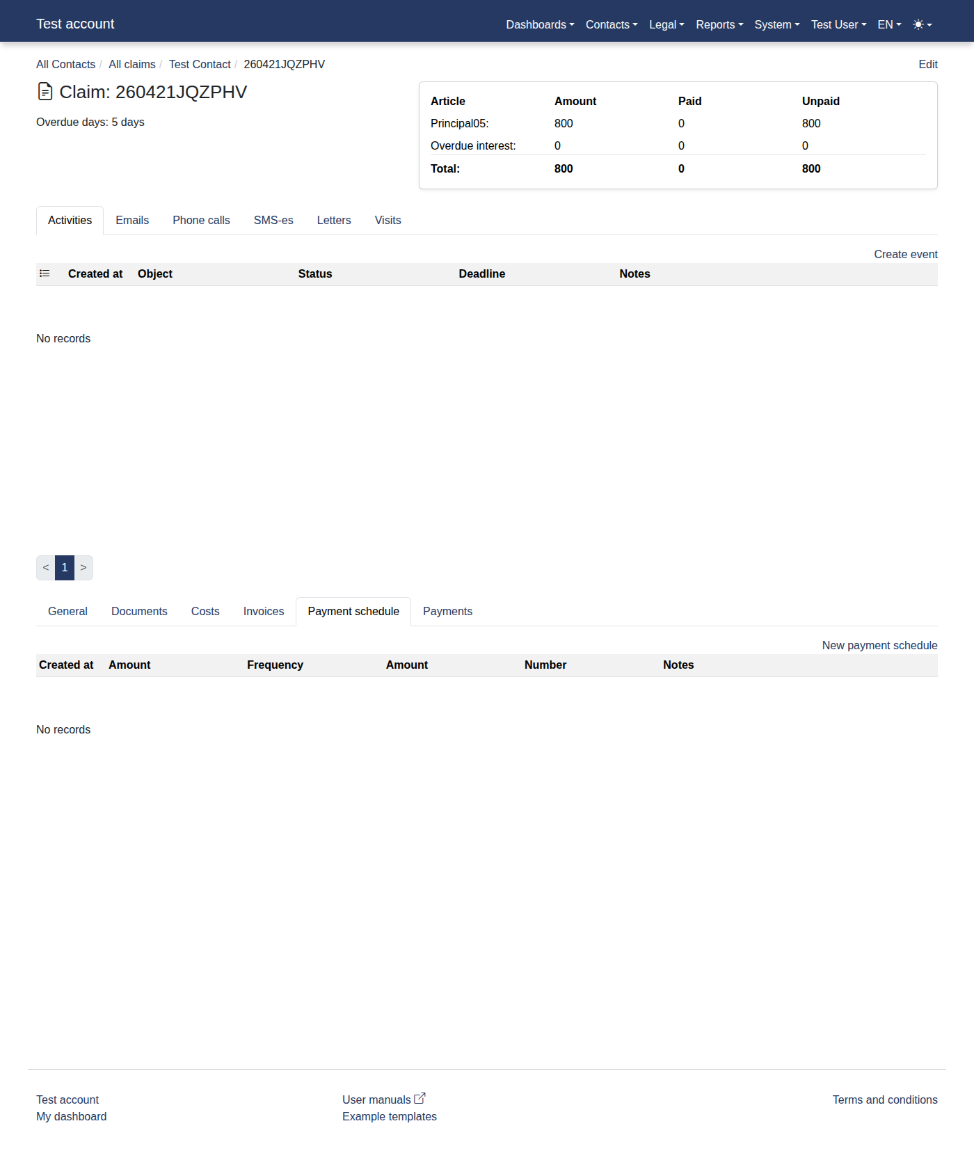 How to add a new payment schedule? 14
