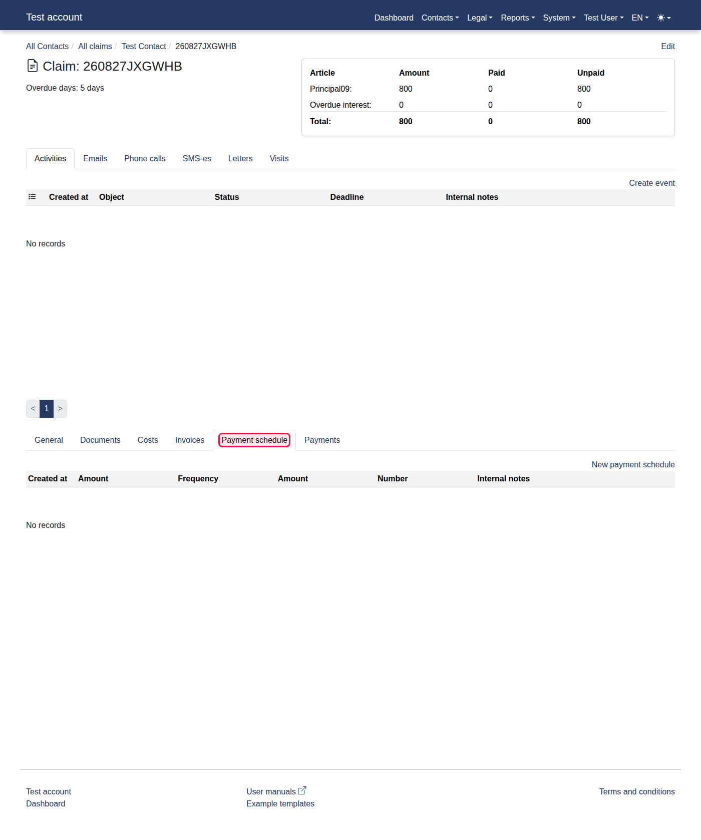 How to add a new payment schedule? — 7