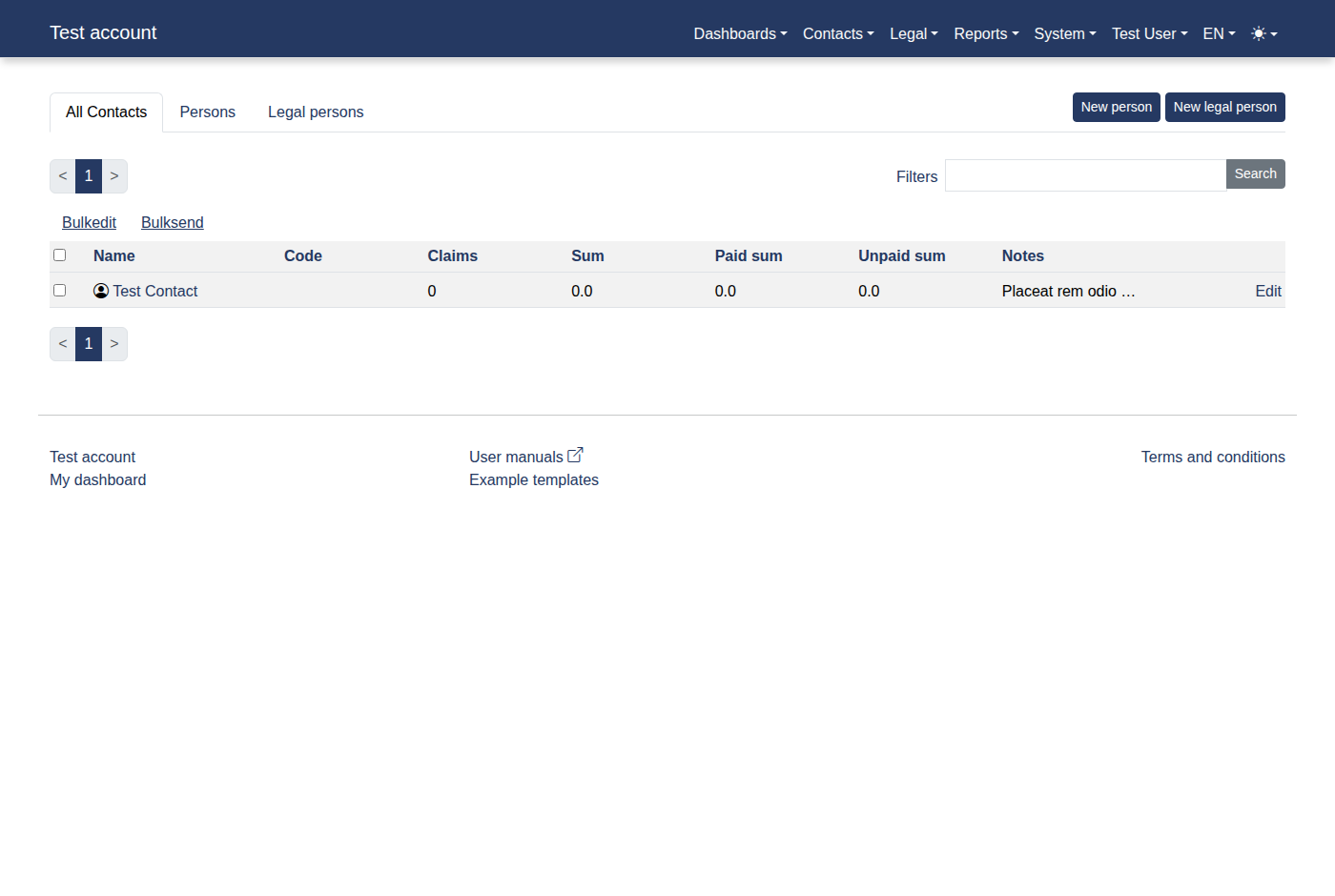 How to find a contact? 10