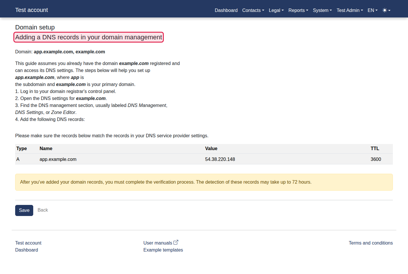 How to setup own domain? — 9